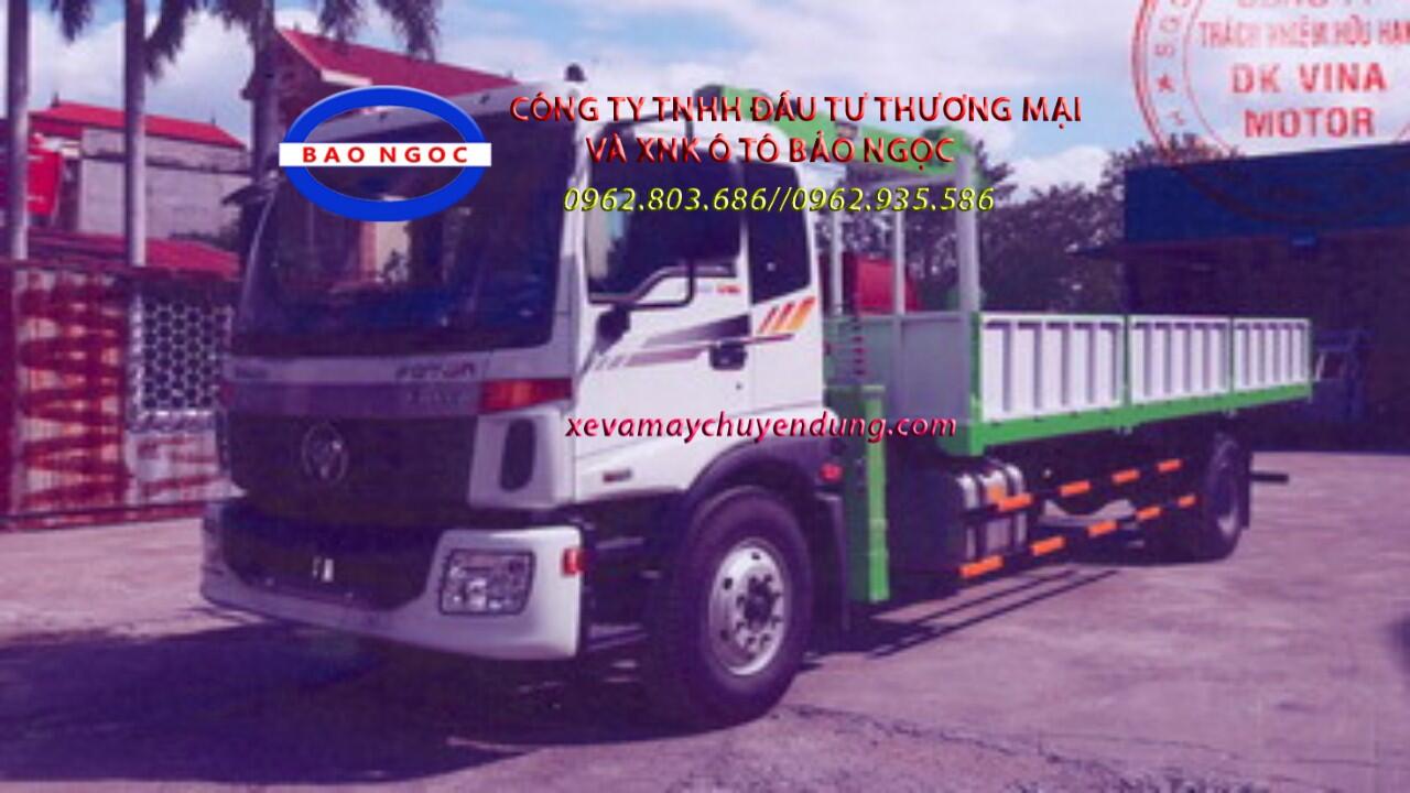 Xe tải thaco auman C160 gắn cẩu hana 3 tấn 4 đốt VC324