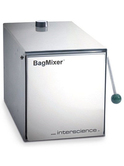 Máy dập mẫu thể tích cửa Inox. Model: BagMixer MiniMix100 VP