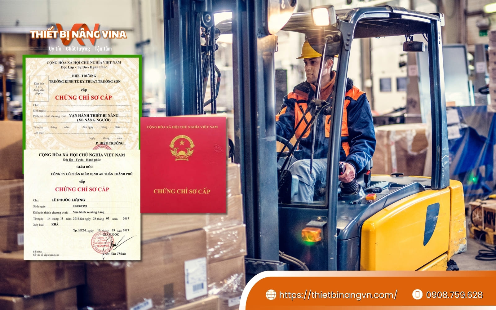 Tầm quan trọng của bằng lái xe nâng