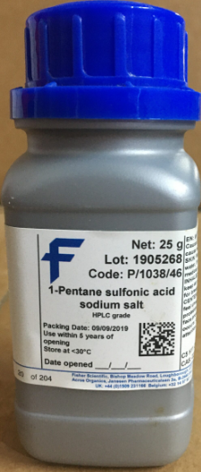 1-Pentane sulfonic acid sodium salt