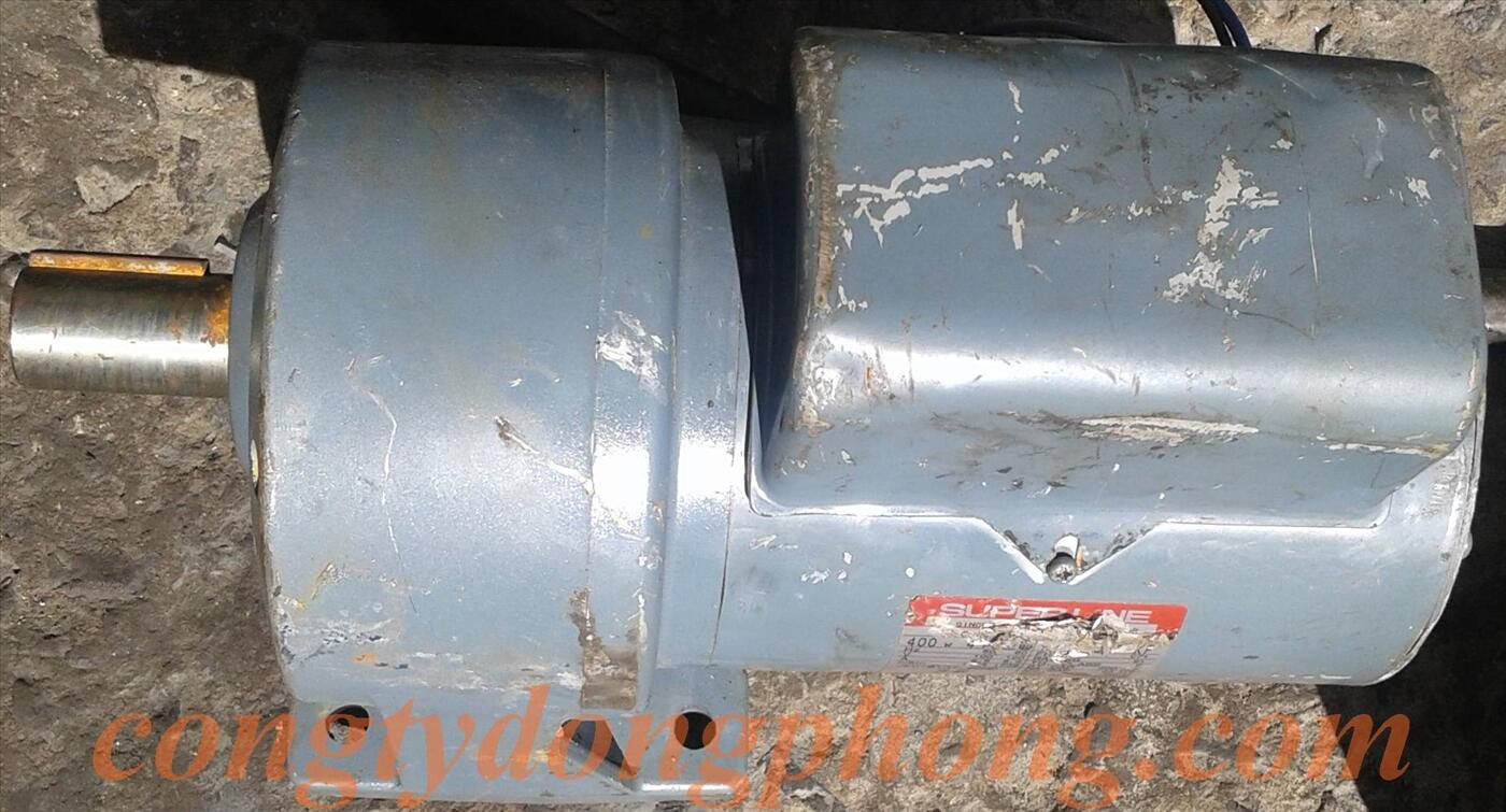 Motor giảm tốc 1 pha Nhật cũ 0.5hp 1/30