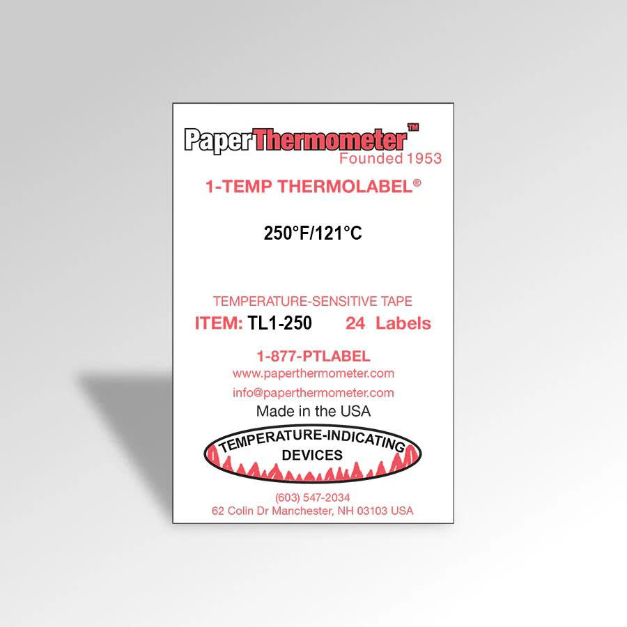 Giấy đo nhiệt độ 1-Temp THERMOLABEL, Nhãn nhiệt 1-Temp Thermolabel