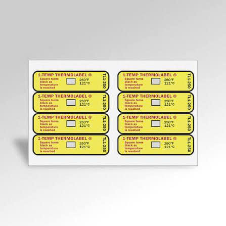 Giấy đo nhiệt độ 1-Temp THERMOLABEL, Nhãn nhiệt 1-Temp Thermolabel