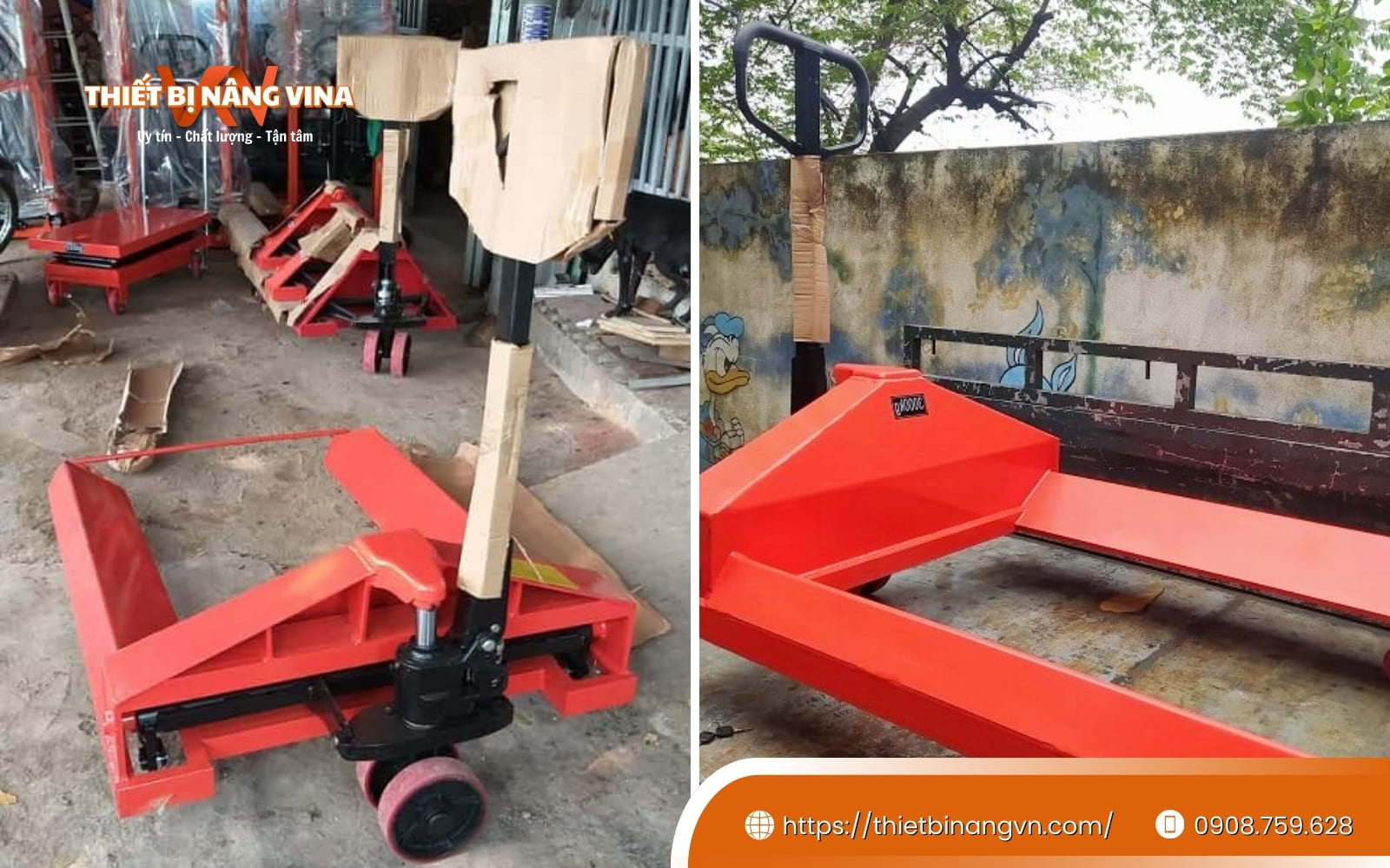 Giới thiệu xe nâng tay chở cuộn