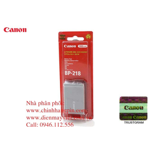Pin (battery) máy quay Canon BP-218 Lithium-Ion Battery Pack (7.4V, 1800mAh) chính hãng original