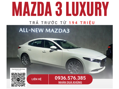 New Mazda 3 1.5L Luxury (E5)