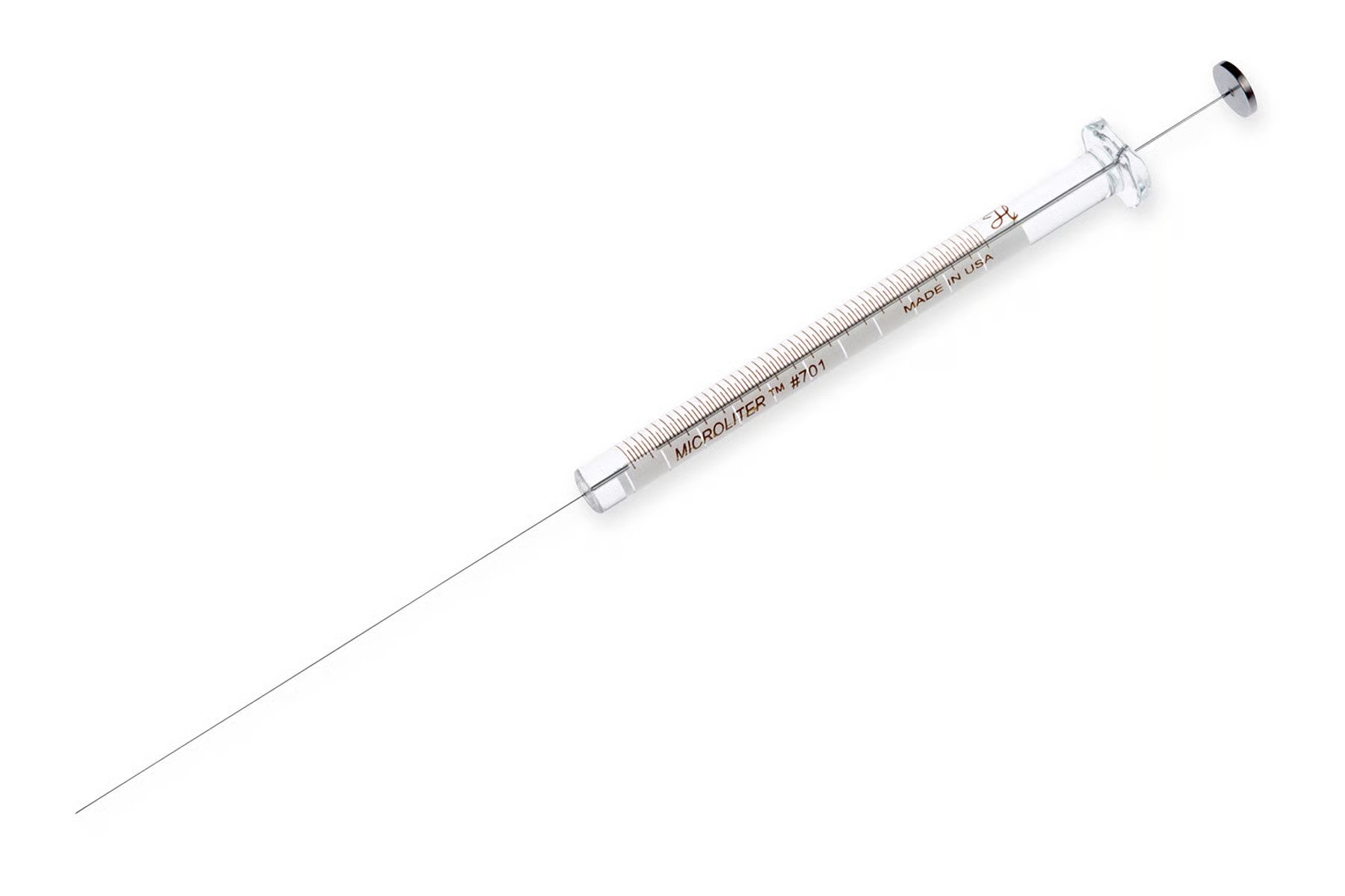 10 µL, Xi lanh Microliter On-Column GC Syringe, Cemented Needle (N), PN: 80351