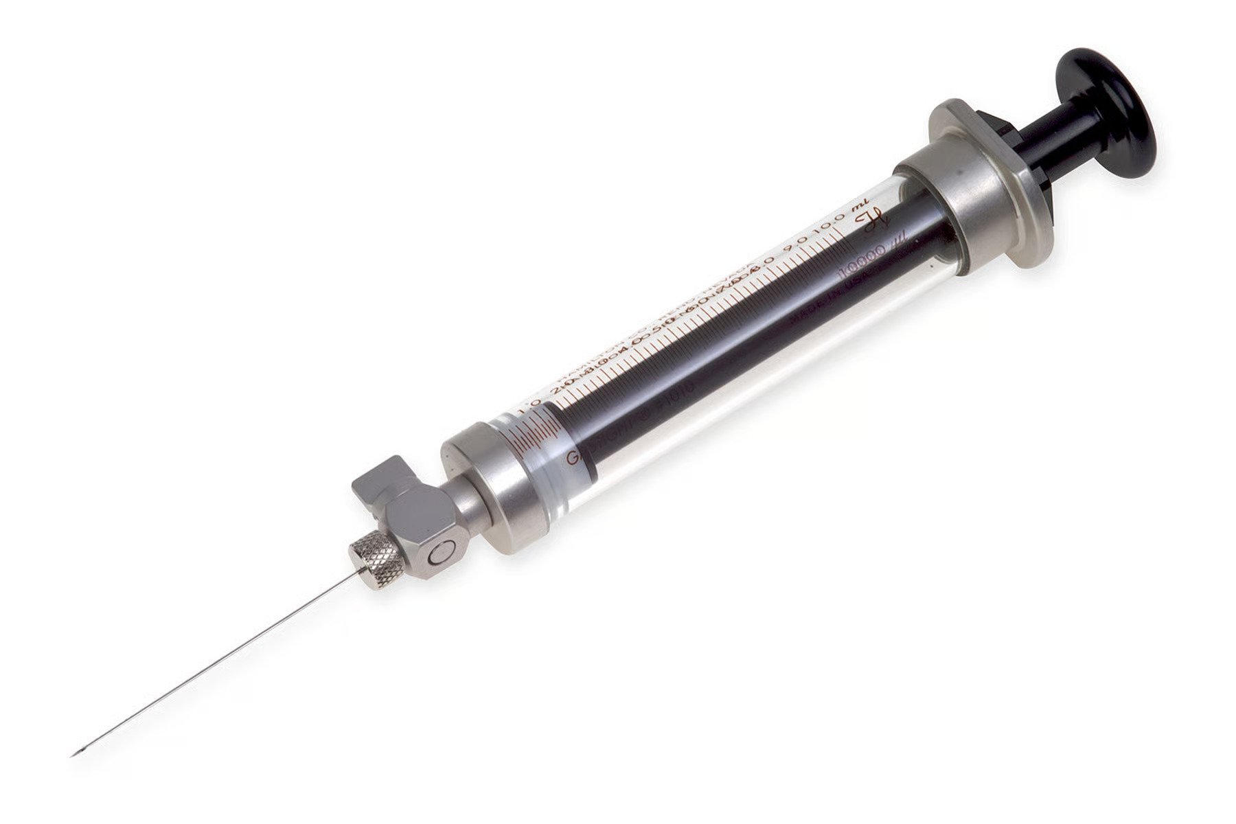 10 mL, Gastight Syringe, Sample Lock (SL), PN: 81656