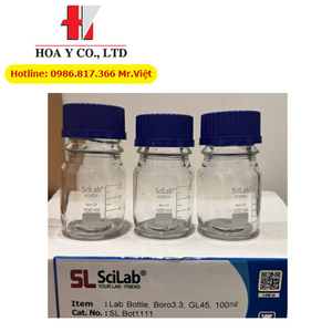 SL.Bot1111 Scilab | Chai thủy tinh trung tính 100ml GL45