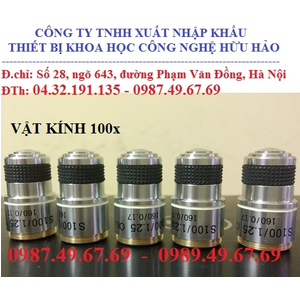 VẬT KÍNH HIỂN VI S100 (100x)