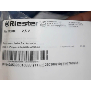 Bóng đèn xenon XL 2.5V (code: 10600) dùng cho đèn khám tai Riester Ri-mini