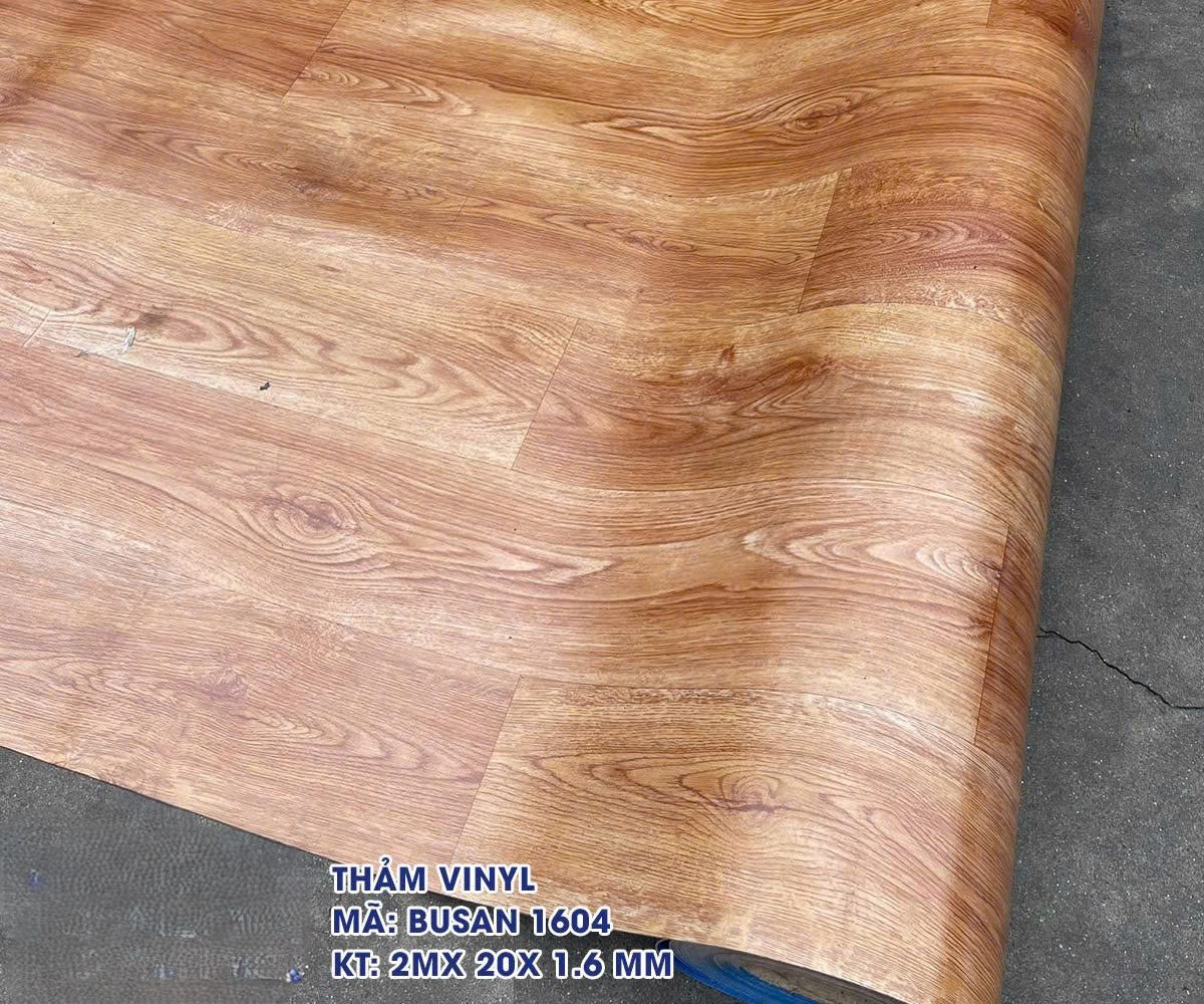 Tấm nhựa trải sàn vynil PVC - Loại dày 1.6 mm PTN-BUSAN