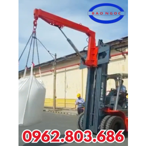 ⚡ CẨU JUMBO 1.5 TẤN – LOẠI 2 ĐỐI THỦY LỰC, DÀI 3M – LẮP TRÊN XE NÂNG 7 TẤN
