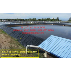 Bạt HDPE lót hồ nuôi thủy sản
