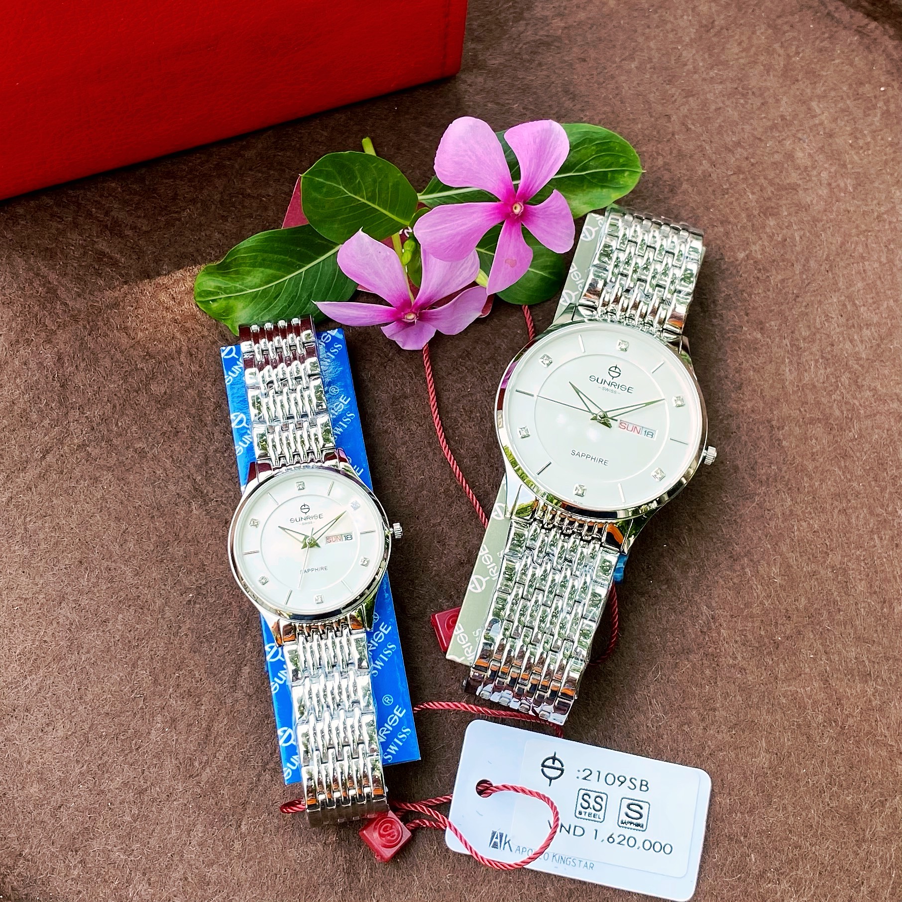 ĐỒNG HỒ CẶP ĐÔI SUNRISE 1109SB VÀ 2109SB