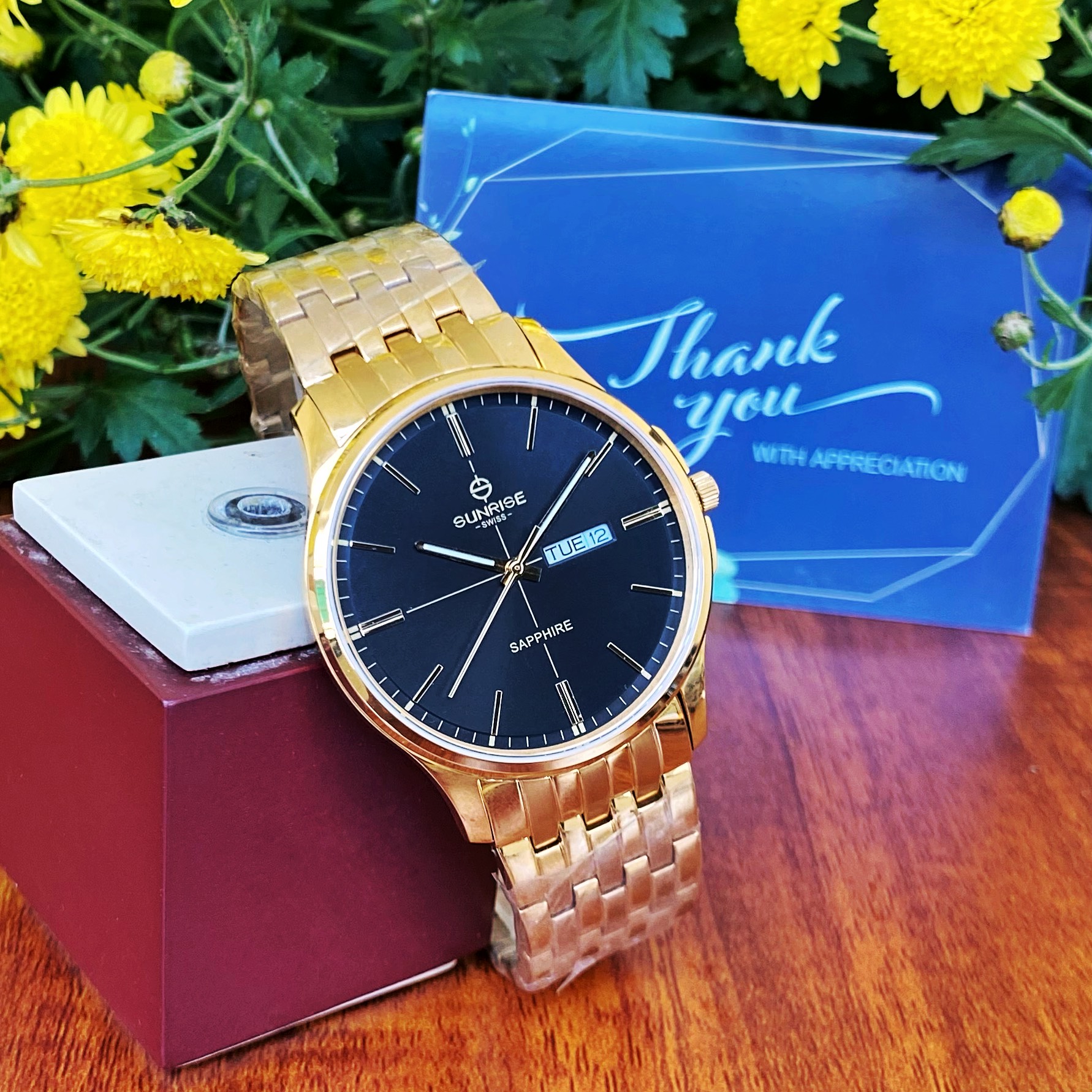 SUNRISE 1143SA | ĐỒNG HỒ NAM 2 LỊCH