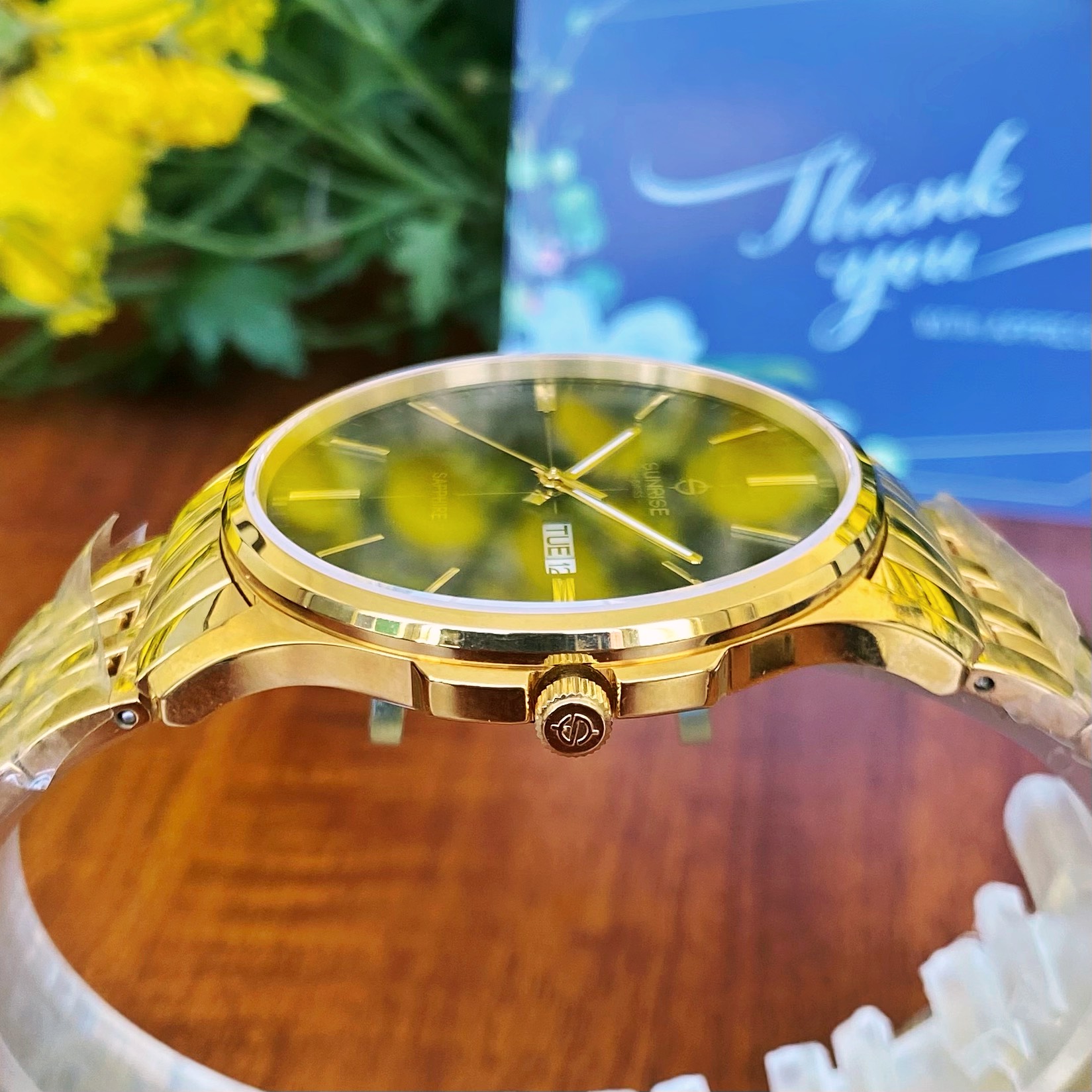 SUNRISE 1143SA | ĐỒNG HỒ NAM 2 LỊCH