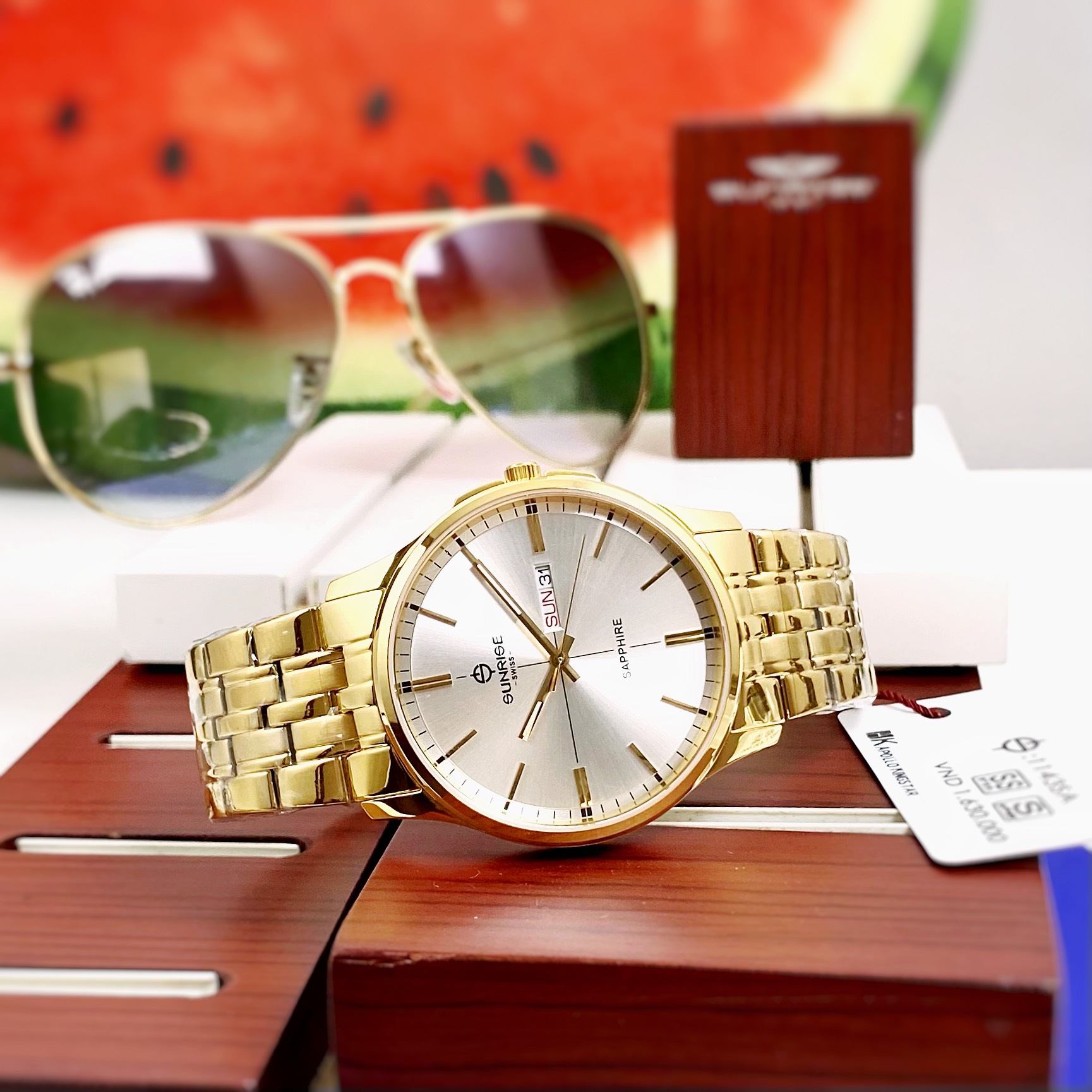 SUNRISE 1143SA | ĐỒNG HỒ NAM 2 Lịch