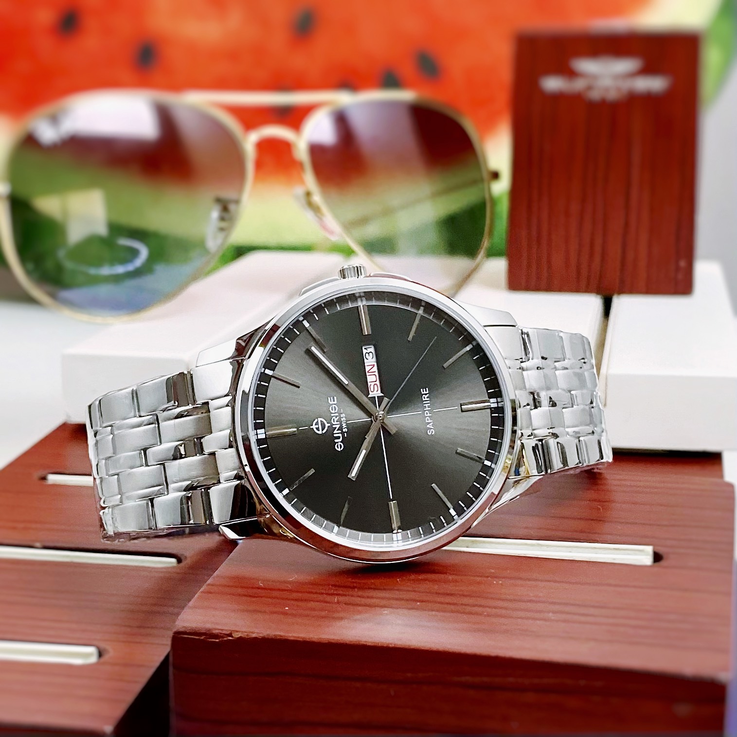 SUNRISE 1143SA | ĐỒNG HỒ NAM 2 Lịch