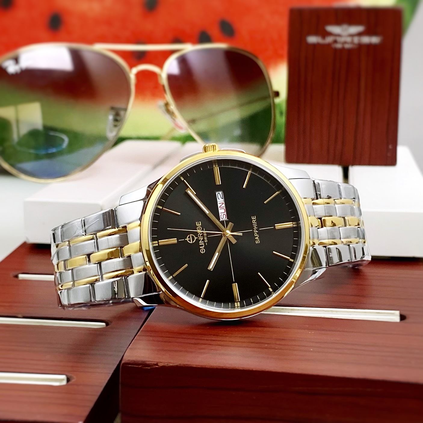 SUNRISE 1143SA | ĐỒNG HỒ NAM 2 Lịch