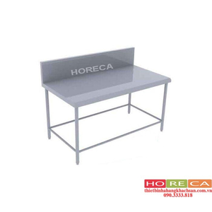 BÀN INOX 1 TẦNG CÓ GÁY B-03