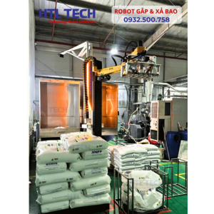 HỆ THỐNG ROBOT GẮP BAO NGUYÊN LIỆU
