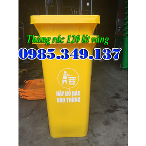 Thùng rác công cộng 120 lít - xả kho tại sài gòn