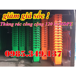 Thùng rác công cộng 120L, 240L, 660L Hàng bán giá gốc