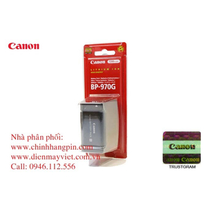 Pin (battery) máy quay Canon BP-970G 7.4V, 7200mAh (0972B002) chính hãng original