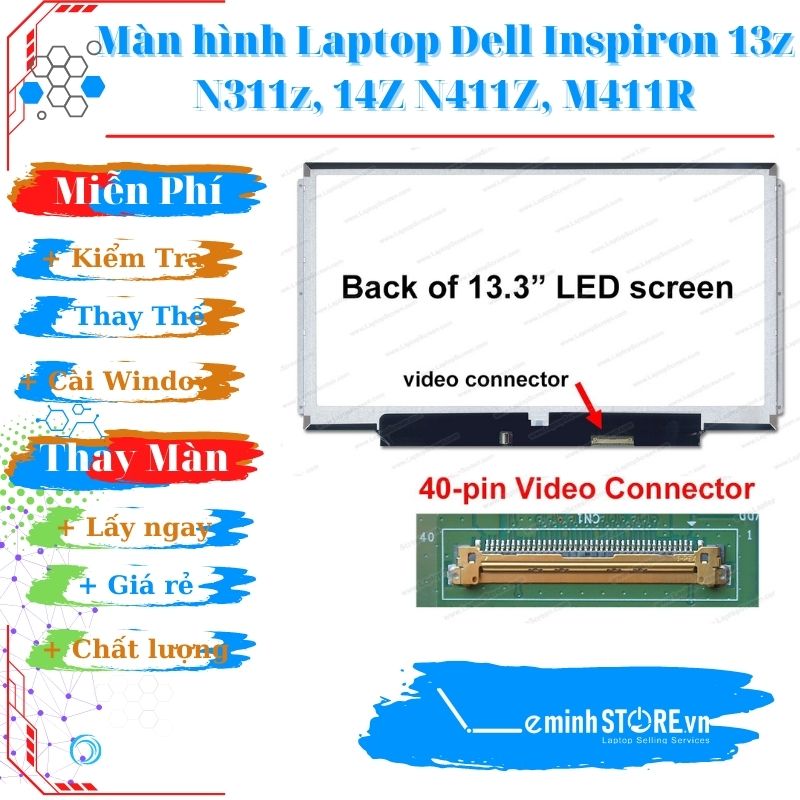 Màn hình Laptop Dell Inspiron 13z N311z, 14Z N411Z, M411R.