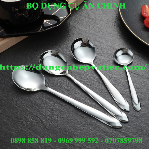 Bộ dụng cụ ăn inox 304 gồm dao - muỗng - nĩa ( Bộ kim cương)