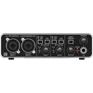 Card âm thanh Behringer U-PHORIA UMC202HD - USB 2.0 Audio Interface