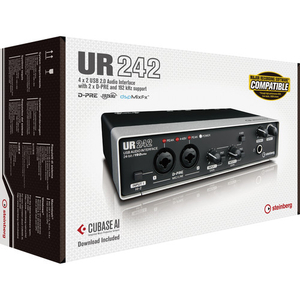 Card âm thanh Steinberg UR242 - USB 2.0 Audio Interface with Dual Microphone Preamps and iPad Connec