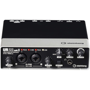 Card âm thanh Steinberg UR22mkII - USB 2.0 24-bit/192 kHz 2-in/2-out Audio Interface with Dual Microphone Preamps, Cubase AI & Cubasis LE included