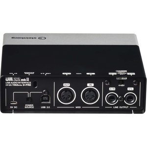 Card âm thanh Steinberg UR22mkII - USB 2.0 24-bit/192 kHz 2-in/2-out Audio Interface with Dual Microphone Preamps, Cubase AI & Cubasis LE included