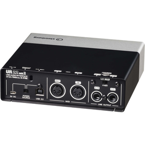 Card âm thanh Steinberg UR22mkII - USB 2.0 24-bit/192 kHz 2-in/2-out Audio Interface with Dual Microphone Preamps, Cubase AI & Cubasis LE included