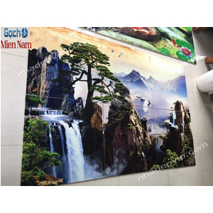 Mẫu Sơn Thuỷ Trưng Bày