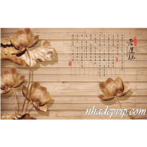 GẠCH 3D HOA SEN HS18