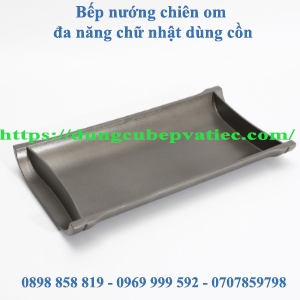 Bếp Nướng Chiên Om Đa Năng Chữ Nhật Dùng Cồn