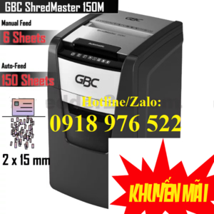 Máy hủy giấy GBC Shredmaster 150M (Auto feed+)