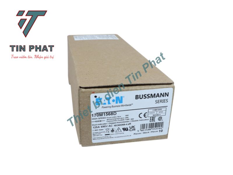 CẦU CHÌ EATON BUSSMANN 170M1568D 690V 125A