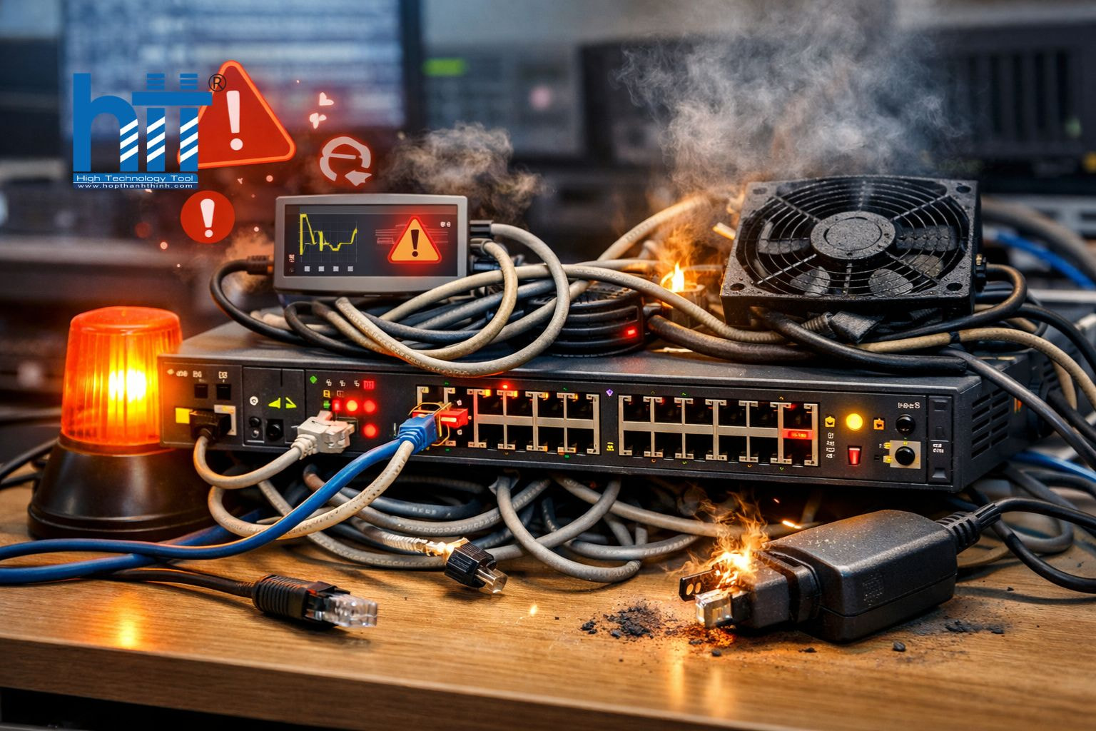 Switch Mạng Văn Phòng Bị Treo – Nguyên Nhân Khiến Hệ Thống Mạng Gián Đoạn