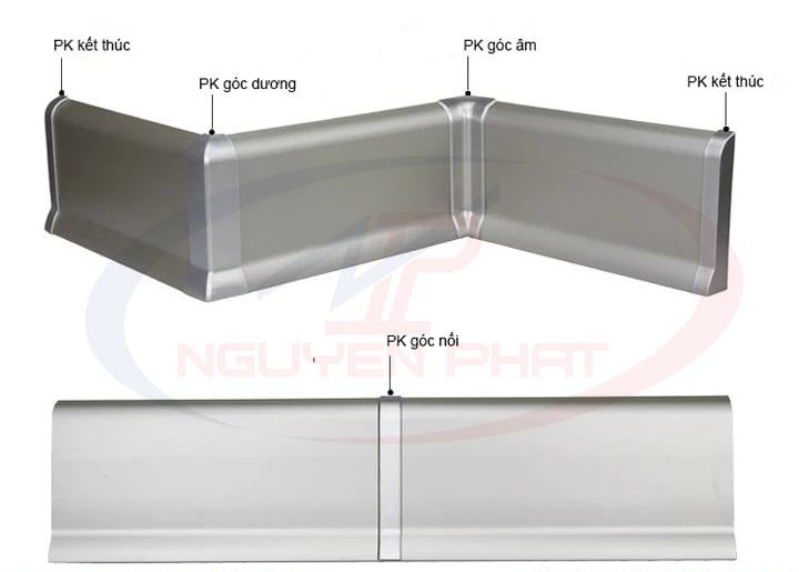 Len chân tường nhôm