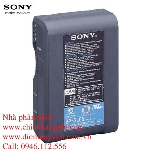 Pin (battery) máy quay Sony BP-GL65 Li-Ion V-Mount with Info Function and 65 WH chính hãng original