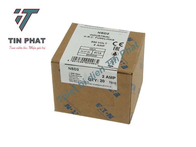 CẦU CHÌ EATON BUSSMANN NSD2 550V 2A