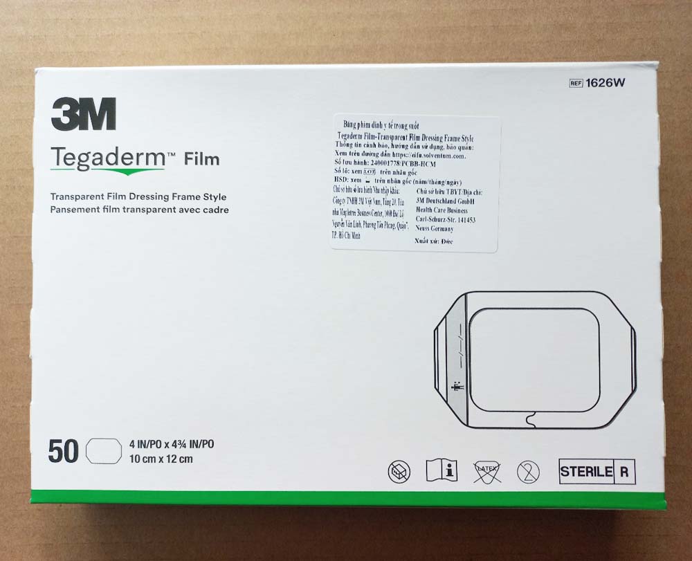 Băng phim trong vô trùng 3M Tegaderm Film 1626W