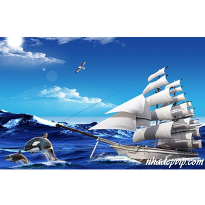 GẠCH 3D THUYỀN BIỂN TB10