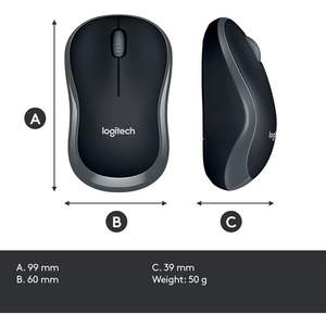 Chuột không dây Logitech M185 Wireless Mouse