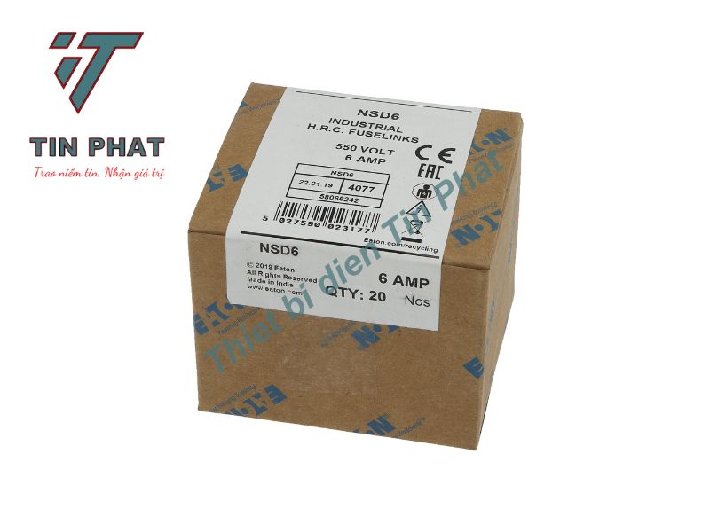 CẦU CHÌ EATON BUSSMANN NSD6 550V 6A