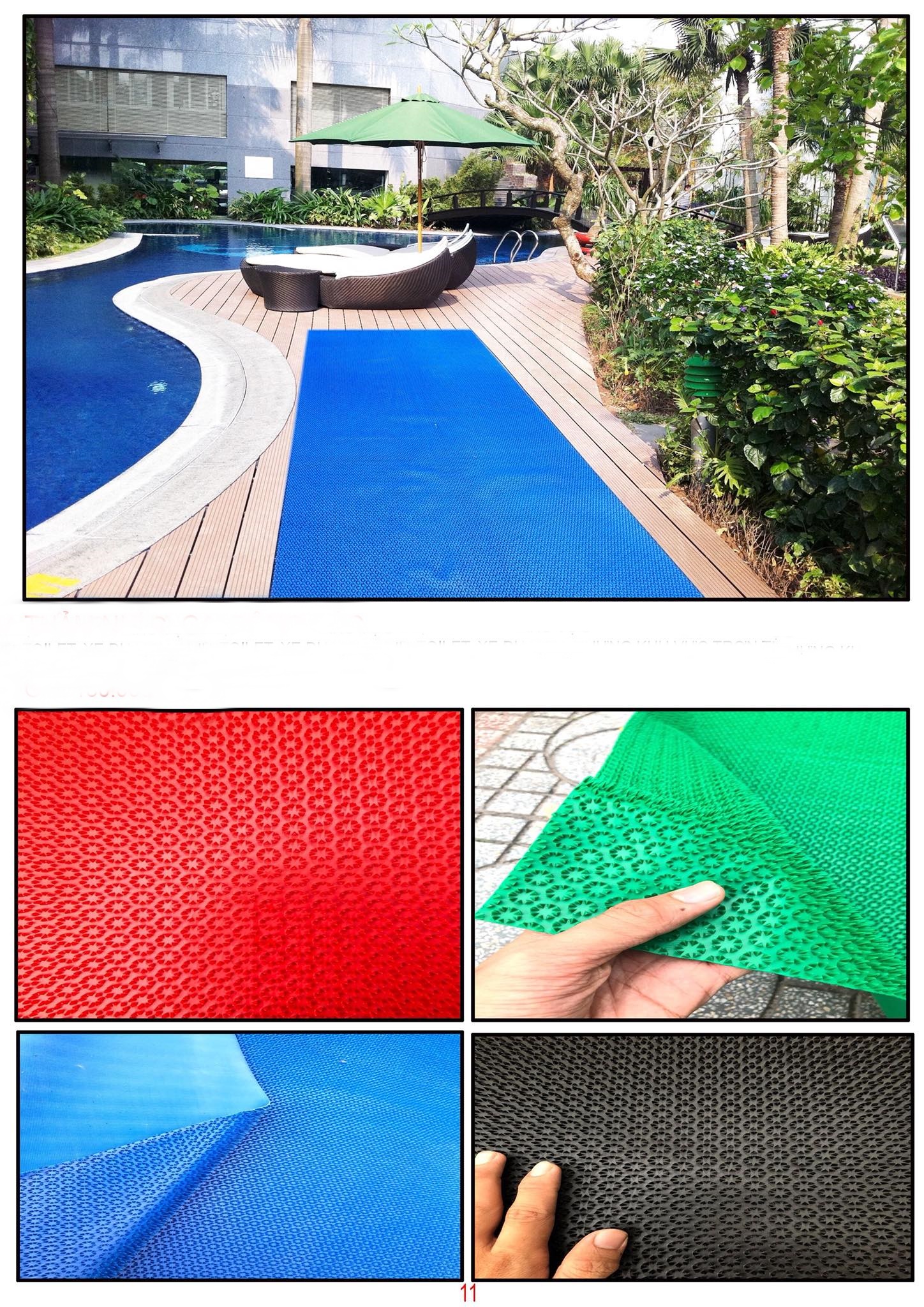 Thảm nhựa gai hoa cúc 3M HN.DNG-006